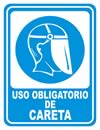 GS-501 SEÑALAMIENTO DE USO OBLIGATORIO DE CARETA